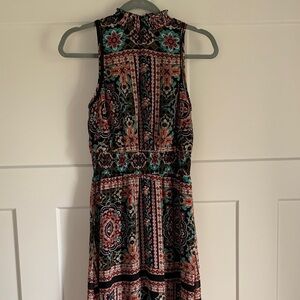Xhilaration Multicolor Sleeveless Maxi Dress